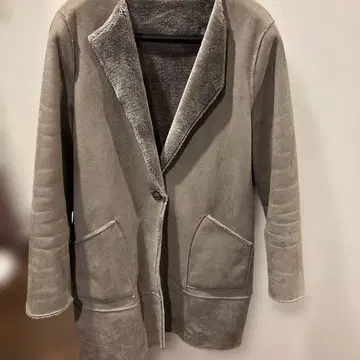 그레이 롱 코트