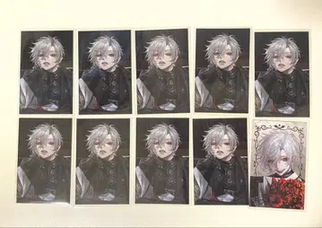 니지산지 사진풍 카드 쿠츠하 POPUP 10장 세트