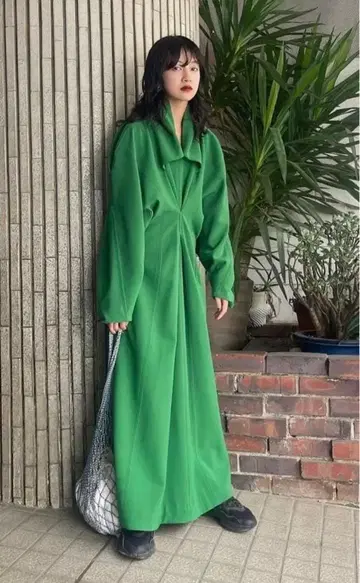 아키코 아오키 원피스 그린