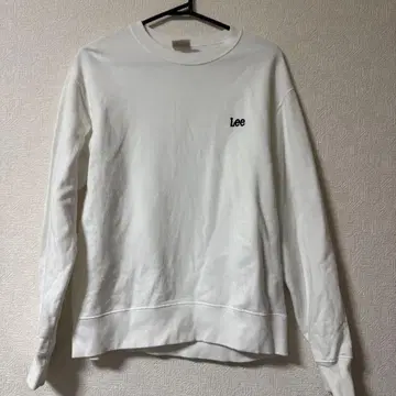 리 화이트 트레이닝복 S 사이즈 백 프린트