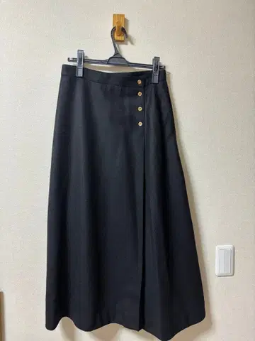 드로어 플레어 스커트