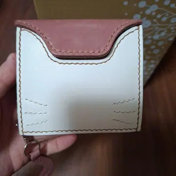 고양이 귀 디자인 접이식 지갑