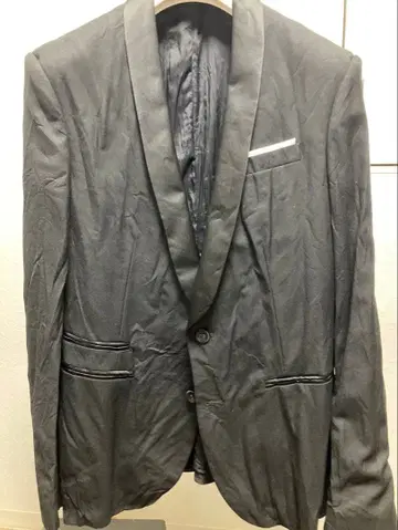 NEIL BARRETT 주름 가공 숄카라 자켓 닐바렛