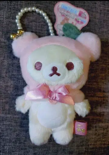 리락쿠마 코리락쿠마 코리코구의 주얼 체리 테마 매달린 봉제 인형