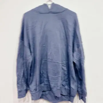 [ L ] 다크 블루 후드 부착 후드티 남성용 긴팔 쾌적한 착용감