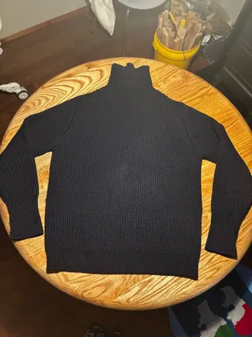 ANDERSEN-ANDERSEN 네이비 터틀넥 스웨터 S