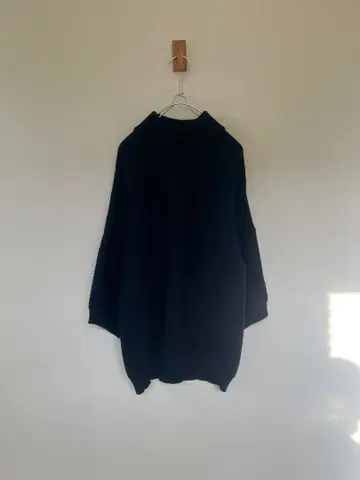 agnes b. 아네스베 와이드 슬리브 니트 풀오버 튜닉