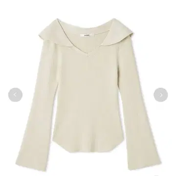 오프숄더 카라 니트 풀오버 SNIDEL