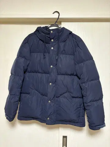 BEAMS 네이비 다운 자켓 XL