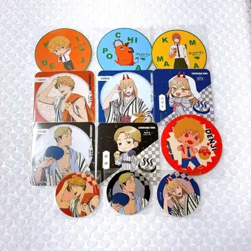 체인소 맨 극락탕 애니메이트 카페 아크릴 스탠드 코스터