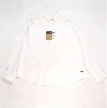The North Face 화이트 긴팔 셔츠