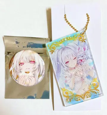 로손 FGO 레이디 아발론 아크릴 스탠드 캔뱃지 키링