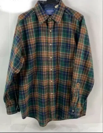 90s PENDLETON 펜들턴 체크 긴팔 셔츠 L USA제
