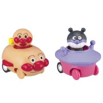 [ 미개봉 2개 세트 ] 뱅글뱅글 턴! 풀백 호빵맨 6