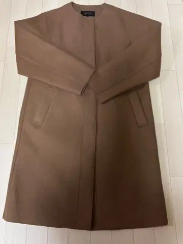 COMME CA ISM 롱 코트 브라운