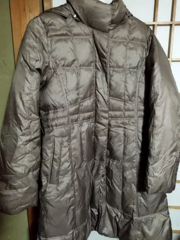 다운 코트 후드 부착 중고