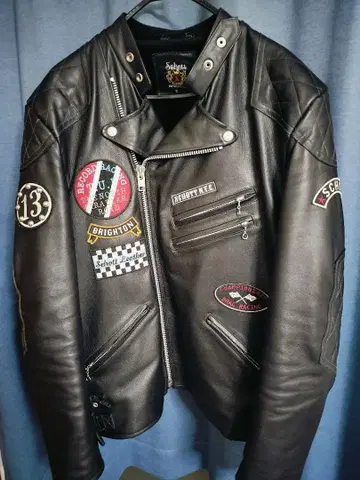 Schott 가죽 자켓 XL 스컬 디자인