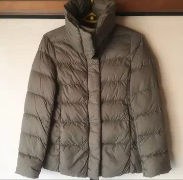 무인양품 여성용 올리브 그린 다운 자켓