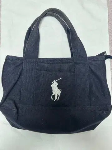 랄프 로렌 미니 토트 네이비