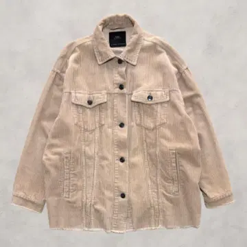 [ 주말 SALE ] ZARA 코듀로이 자켓 루즈핏 M 상당 아우터