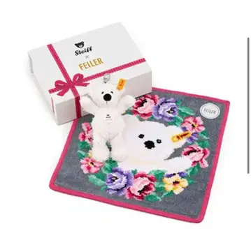 일본 니혼바시 미츠코시 한정판 페이 슈타이프 테디베어 키링 세트