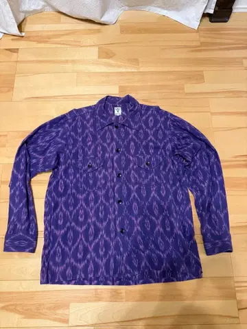 South2 West8 보라색 긴팔 셔츠 M 새상품급