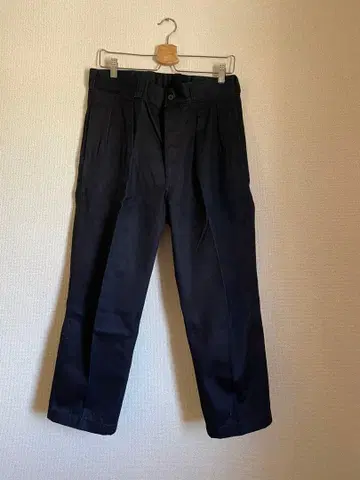 Scye Basics 사이 베이직 투 턱 테이퍼드 팬츠 38 블랙