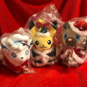 포켓몬 센터 크리스마스 봉제 인형 세트