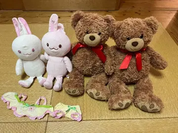 토끼와 곰 봉제 인형 세트