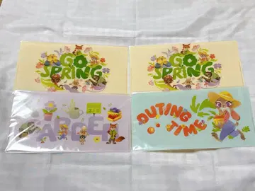 디즈니 주토피아 오마이카페 구매 특전 티켓 파일 4종 세트