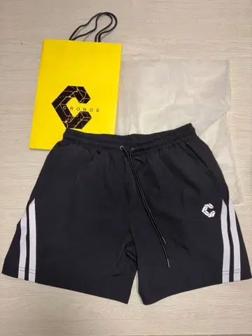 [ 택 포함 새상품 ] CRONOS 숏팬츠 블랙 S 하프 팬츠 크로노스