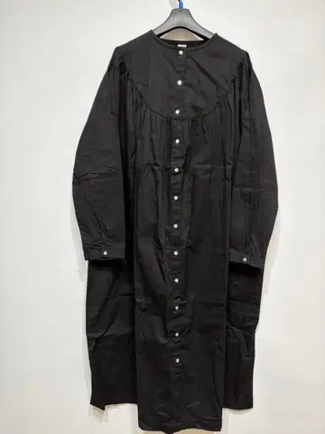 08mab 블랙 긴팔 셔츠 원피스 프리 사이즈