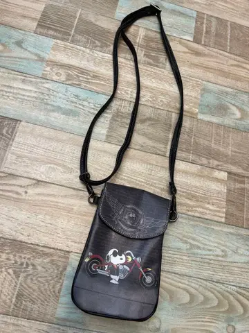 스누피 바이크 투링 숄더백 숄더 파우치 소품함