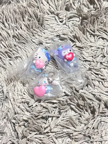 헬로키티 마이멜로디 시나모롤 키링 세트