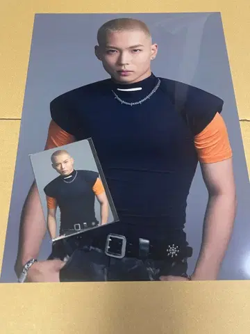 TJBB 사토 히나타 HINATA 클리어 포스터 & 트레이딩 카드