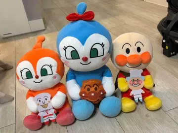 호빵맨 봉제 인형 세트