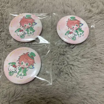 컬러풀 피치 쟈파파 산리오 데포 캔뱃지