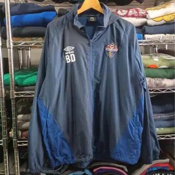 UMBRO 스포츠 축구 자수 나일론 자켓