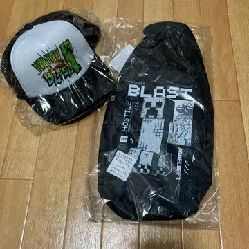 Minecraft 캡과 타월 세트