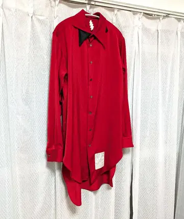 SOSHIOTSUKI 19aw 더블 칼라 셔츠 size46 빨간색