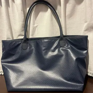 [ GHERARDINI ] 네이비 토트백