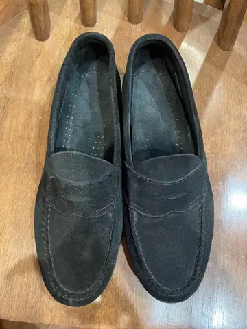 WEejuns 스웨이드 로퍼 블랙