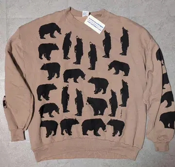 MICHIGAN RAG CO. 곰 무늬 트레이닝복 2X