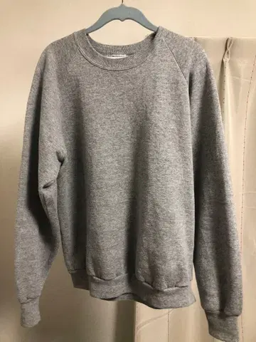 80s USA JERZEES 래글런 서리 내린 무지 블랭크 맨투맨