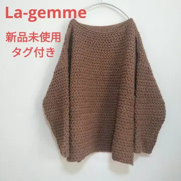 La-gemme 라지엠 택 포함 미사용 새상품 오버 사이즈 루즈 니트