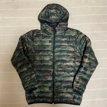 H&M 카모플라주 다운 자켓