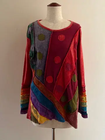 [ vintage ] patchwork tops (Nepal)