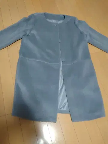 노카라 샤기 코트