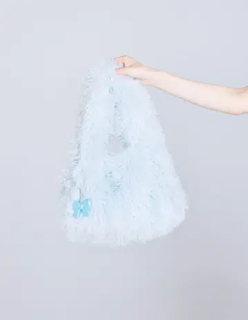 리틀 써니 바이트 fur bag / BLUE