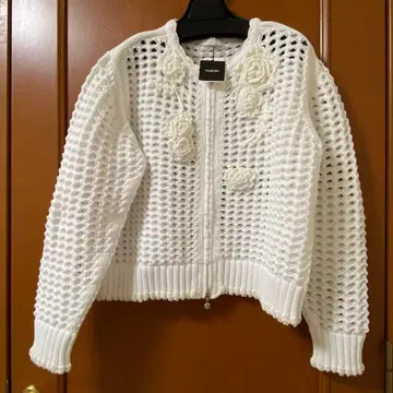 택 포함 새상품 잉게보그 모티브 포함 가디건 화이트 11호